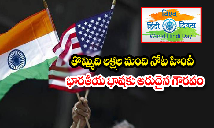  More Than Nine Lakh People Speak In Hindi In Us-TeluguStop.com