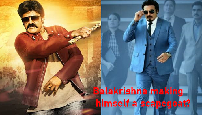  Nandamuri Balakrishna Making Himself A Scapegoat?-TeluguStop.com