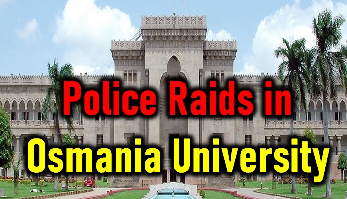  Police Raids In Osmania University – Professor Arrest?-TeluguStop.com