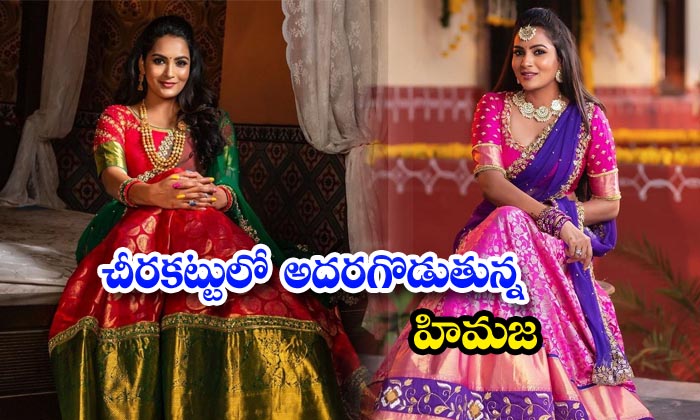 Himaja Looks Stunning In Saree-telugu Actress Photos Himaja Looks Stunning In Saree - Actress Telugu Teluguactrees High Resolution Photo