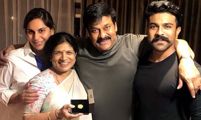 Telugu Chiranjeevi, Ramcharan, Upasana, Upasanasurekha-Movie