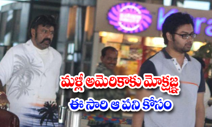 Balakrishna Son Mokshagna Go To America Balakrishna Son Mokshagna Go To America-TeluguStop.com
