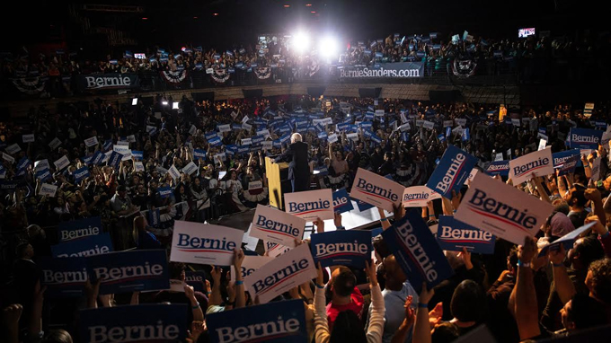 Telugu Bernie Sanders, Democratic, Nevada Caucuses-