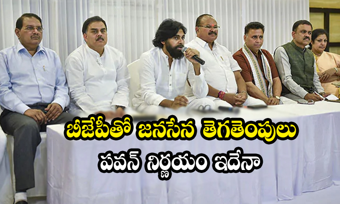  Janasena Despumps With Bjp Is This Pawans Decision-TeluguStop.com