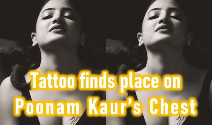  Pic Talk: Tattoo Finds A Place On Poonam Kaur Chest!-TeluguStop.com