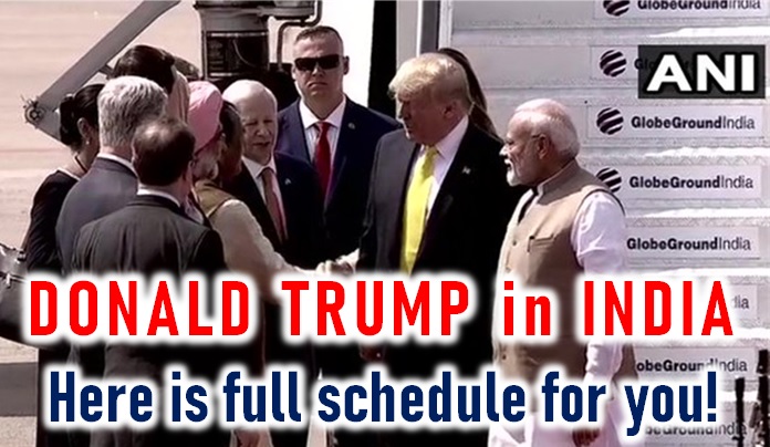  Us President Donald Trump In India! Here Is The Schedule-TeluguStop.com