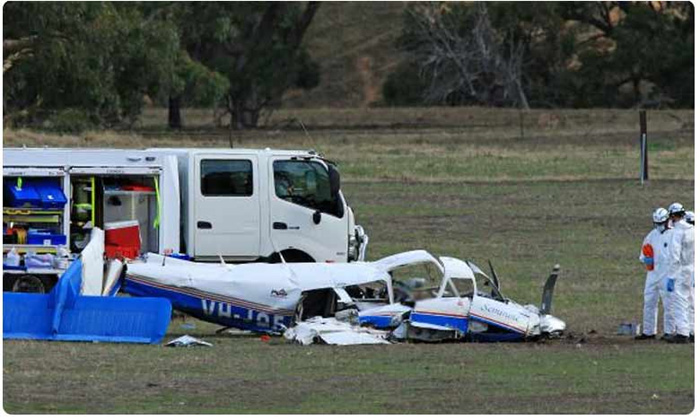 Telugu Australia, Mangalore, Mid Air, Plane Crash, Small Crash, Victoriaplane-