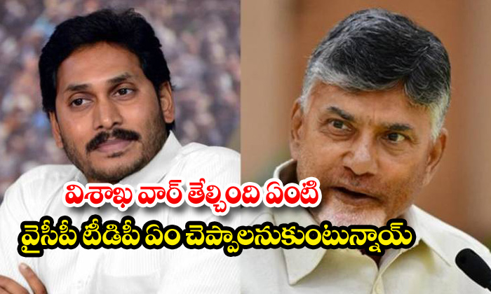  War Between Ycp And Tdp Over Visakha-TeluguStop.com