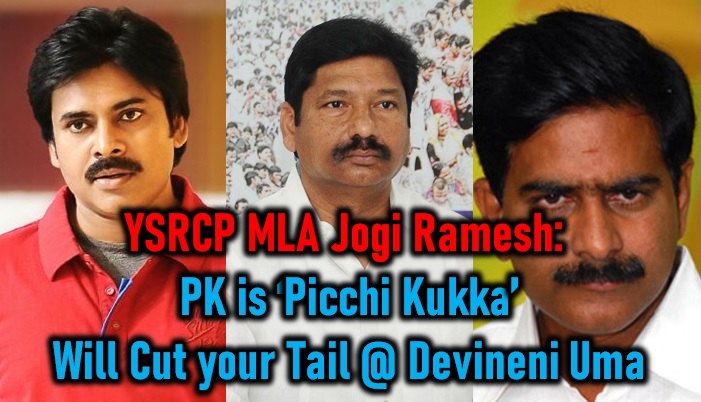  Ysrcp Mla Jogi Ramesh Warns Devineni Uma! Calls Pawan ‘picchi Kukka’-TeluguStop.com