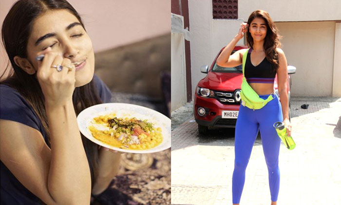  Pooja Hegde Enjoying Eating Rice In Quarantine Times, Tollywood, Bollywood, Pooj-TeluguStop.com