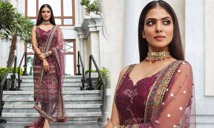 Malavika Mohanan Traditional Attire Images-telugu Actress Photos Malavika Mohanan Traditional Attire Images - Malavikamo High Resolution Photo