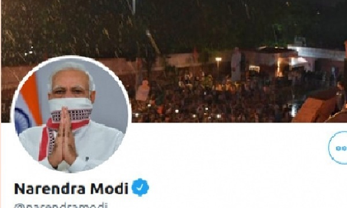  Narendra Modi Change The Twitter Dp, Indian Prime Minister Narendra Modi, Corona-TeluguStop.com