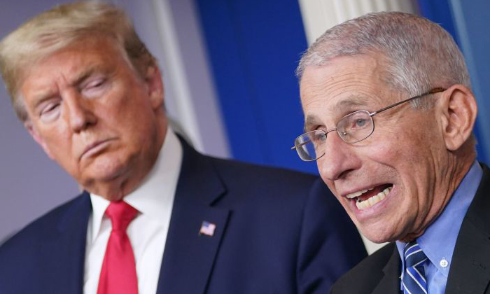  Anthony Fauci, Donald Trump, Corona, National Institute Of Allergy And Infectiou-TeluguStop.com