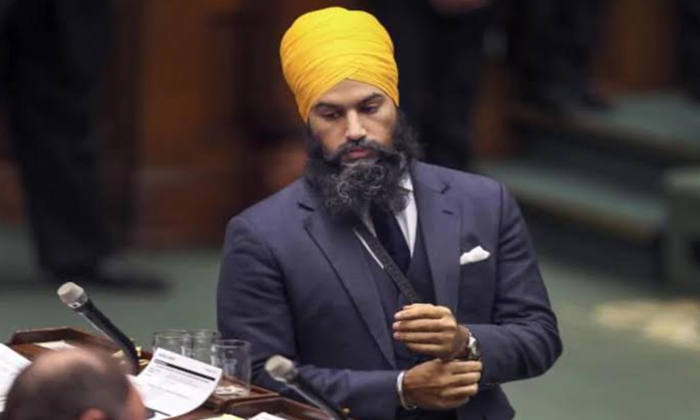  Canada's Sikh Mp Jagmeet Singh Expelled From Parliament For Calling Colleague Ra-TeluguStop.com