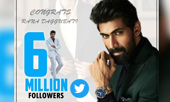  Nagarjuna, Rana Daggubati, Twitter Followers, 6million-TeluguStop.com