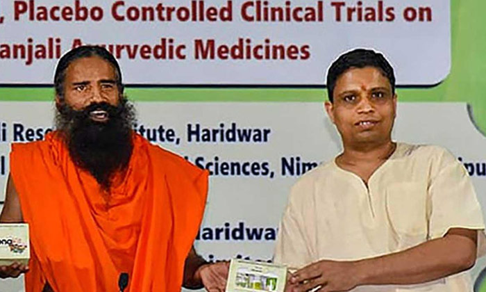  Baba Ram Dev, Corona Medicine, Cheating Case On Baba Ram Dev,pathanjali,coronil-TeluguStop.com