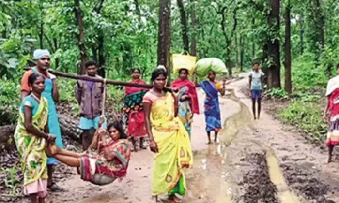 Telugu Chhattisgarh, Pregnant, River, Utensil-General-Telugu