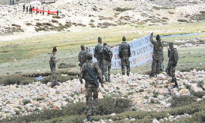  Chinese Troop Intrusion In Ladakh Loc Once Again, Chinese Troop,loc, Soldiers, I-TeluguStop.com