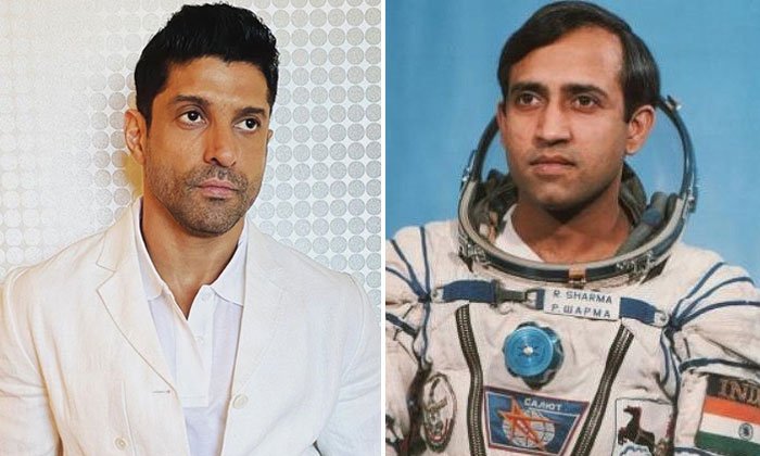  Farhan Akhtar To Play Rakesh Sharma In The Biopic, Bollywood, Mahesh Matha, Saar-TeluguStop.com