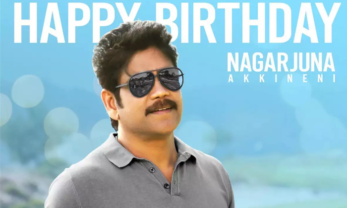  Happy Birthday King Nagarjuna, Nagarjuna, Nagarjun Birthday Cdp, Nagarjuna Bday,-TeluguStop.com