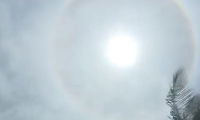  Massive Halo Around Sun, Sun, Halo Effect, Tamilnadu-TeluguStop.com