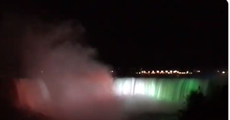  Niagara, Burj Khalifa And Several Icons Light Up With Indian Tricolour-TeluguStop.com