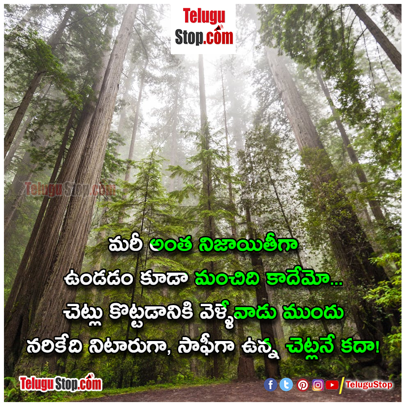 Telugu quotes manchi matalu Inspirational Quote