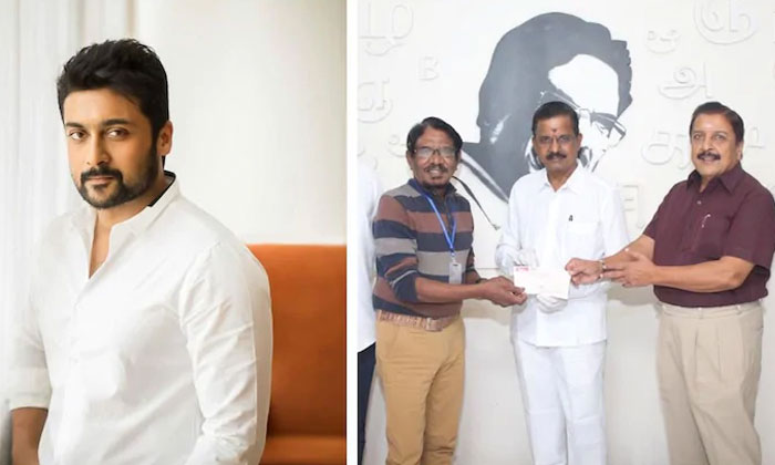  Actor Suriya Donates Rs. 1.5 Crore For Corona Relief, Kollywood, Corona Effect,-TeluguStop.com