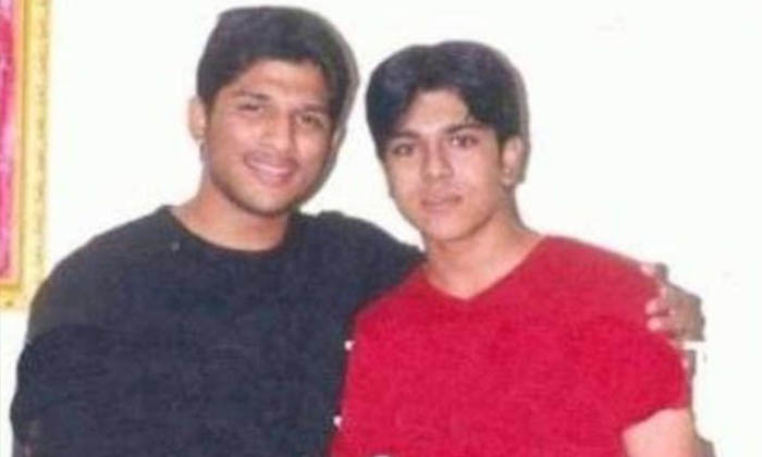  Allu Arjun, Stylish Star, Chiranjeevi, Megastar, Childhood Photos, Tollywood, A-TeluguStop.com