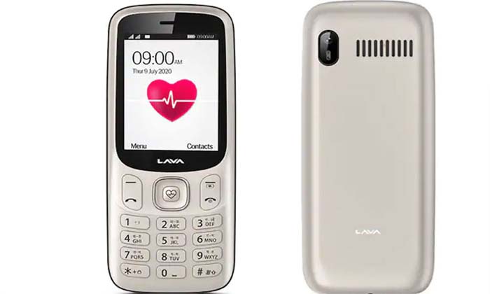  Lava Pulse Feature Phone With Heart Rate And Blood Pressure Sensor Launched In I-TeluguStop.com