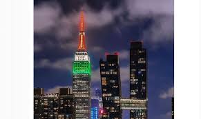  For The First Time In History: New York Times Square Lights Up The Indian Flag-TeluguStop.com