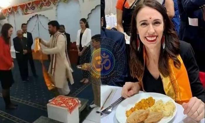  New Zealand Pm, Hindu Temple, Coronavirus, Covid-19-TeluguStop.com