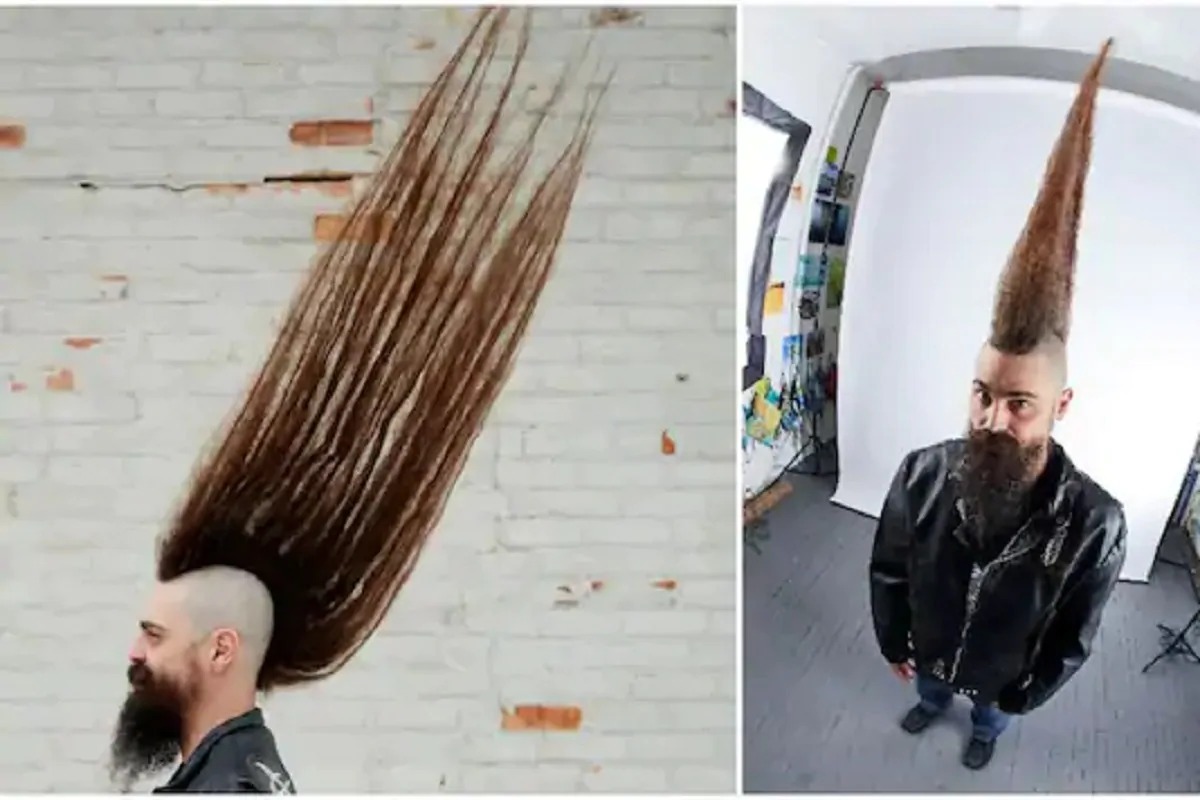  The Guinness World Record For World’s Tallest Mohawk Has Been Broken.-TeluguStop.com