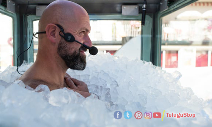  Austrian Man Beats Own Record For Longest Immersion In Ice Cubes!-TeluguStop.com