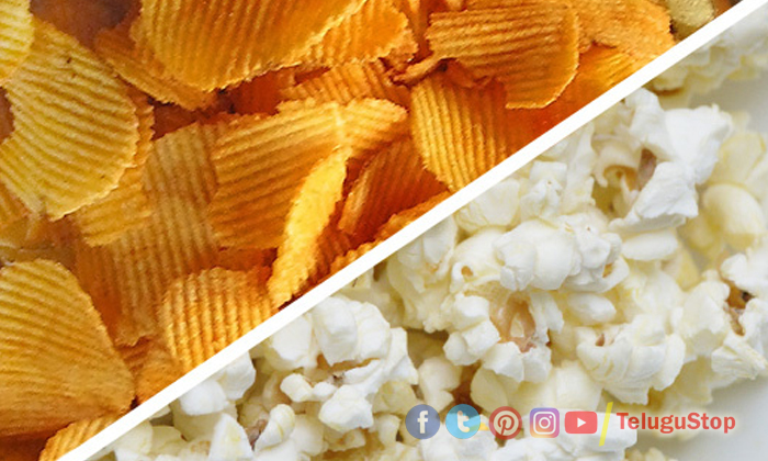  Eating Too Much Popcorn And Chips Causes Health Problems, Health Issues, Masala,-TeluguStop.com