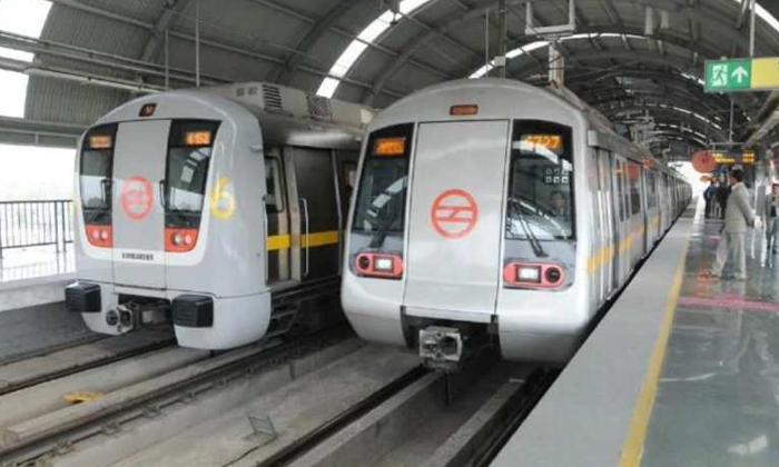  Delhi Metro Rail Start In Three Lines Delhi, Metro Rail, Sanitizers, Masks, Soc-TeluguStop.com