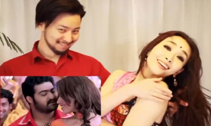  Japan Couple Dance To Jr Ntr Song Goes Viral, Tarak, Tollywood, Japan Couple, Jr-TeluguStop.com