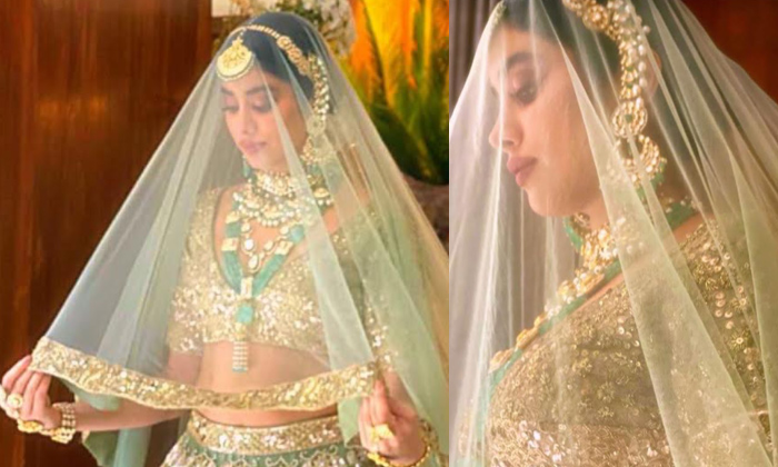  Pic Talk: Janhvi’s Bridal Look For Manish Malhotra’s New Collection-TeluguStop.com