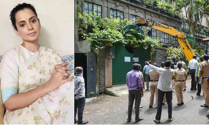  Kangana Ranaut Once Again React On Demolition Of Her Mumbai Office, Bollywood, M-TeluguStop.com