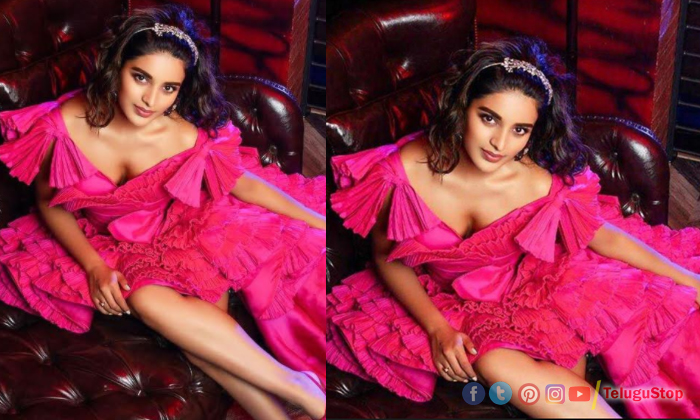  Pic Talk: Ismart Girl In Pink Frock-TeluguStop.com