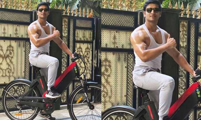  Pic Talk: Nikhil Looks All Beefed Up On A Cycle-TeluguStop.com
