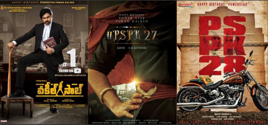  Pspk First Looks: Women Empowerment, Patriotism, Social Message-TeluguStop.com