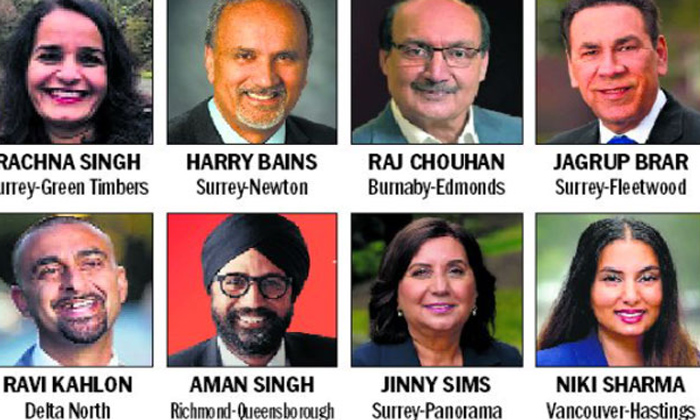  Canada: 8 Punjabis Win British Columbia Elections, British Columbia Elections, P-TeluguStop.com