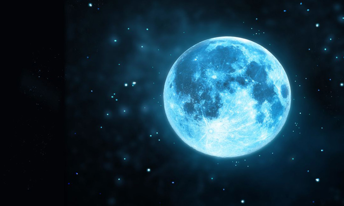  A Rare Blue Full Moon Will Occur On October 31st,2020, Rare Blue Moon , Sky, Hal-TeluguStop.com