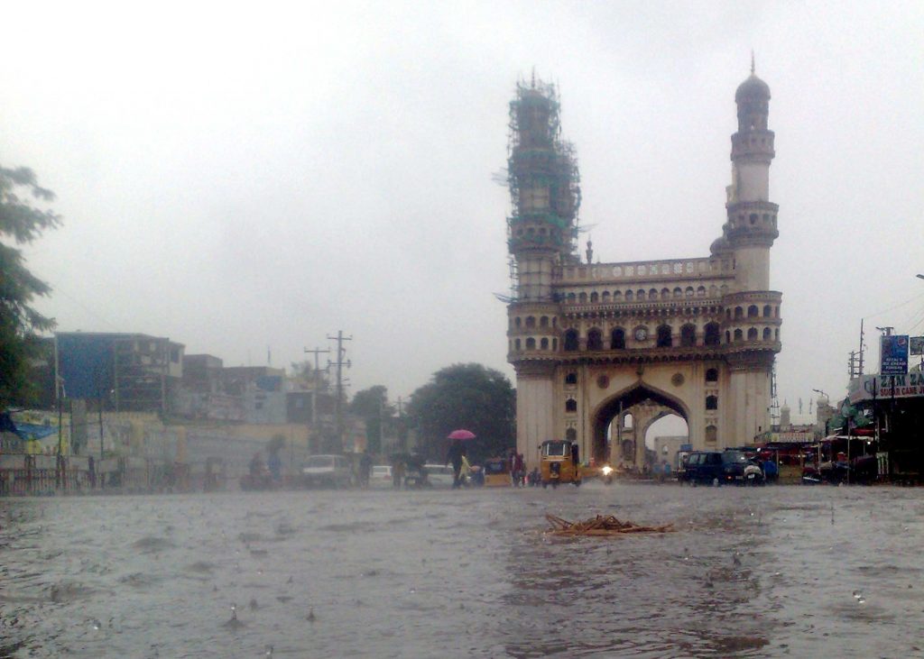  Charminar Recorded Highest Rains In The City-TeluguStop.com