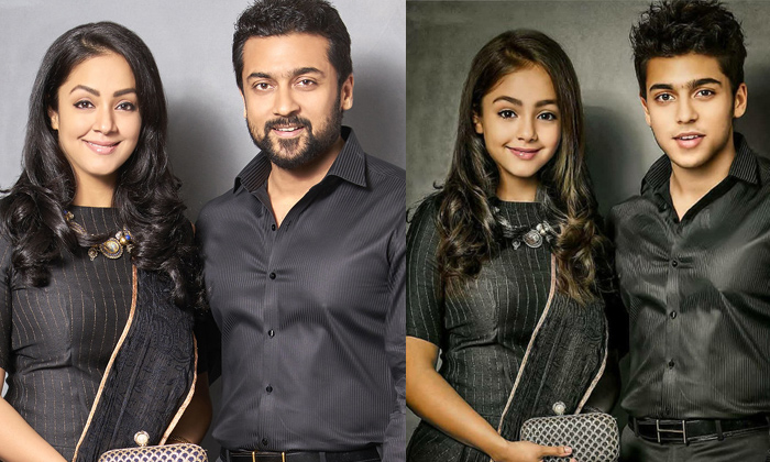  Surya And Jyothika Face App Photos Goes Viral, Face App Photos, Surya And Jyothi-TeluguStop.com