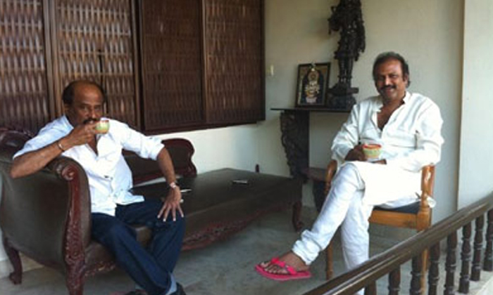  Super Star Rajinikanth, Mohan Babu, Peddarayudu Movie, Soundarya-TeluguStop.com