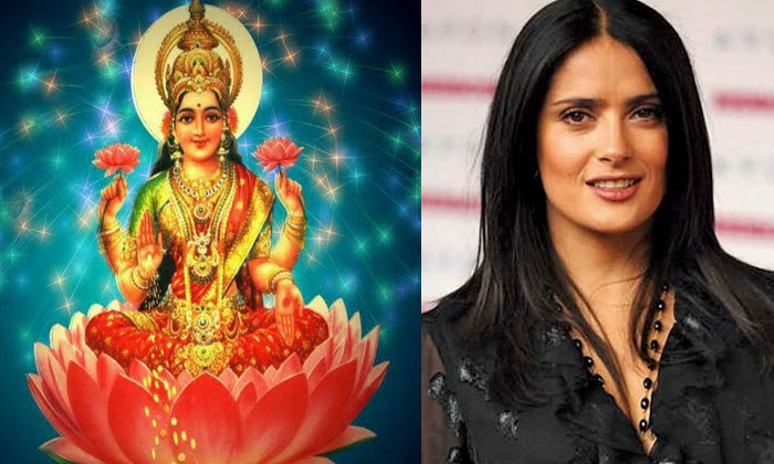  Salma Hayek Is A Devotee Of Goddess Lakshmi, Hollywood, Hinduism, Demigods, Lord-TeluguStop.com