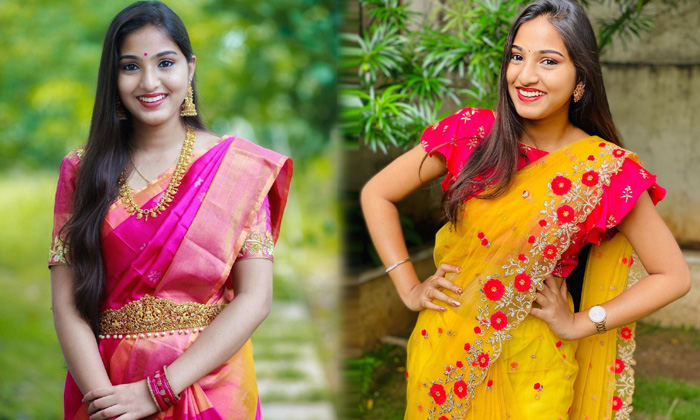 Stunning Actress Pranavi Manukonda Traditional Attire - High Resolution Photo