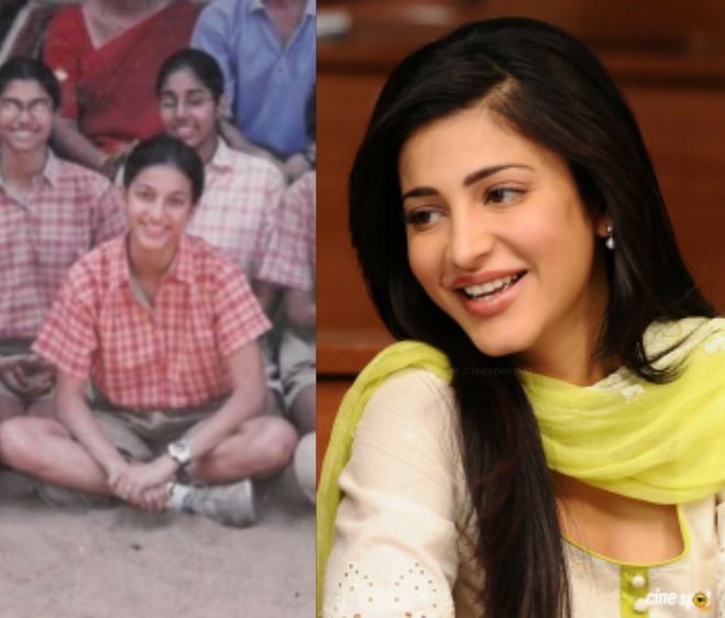  Throwback To School Days: Shruti Haasan Unchanged Smile-TeluguStop.com